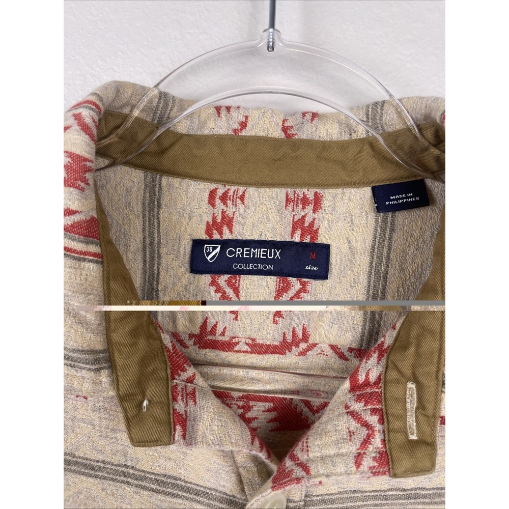 Southwestern Shirt Daniel Cremieux Mens M Aztec Geometric Western - Picture 3 of 9